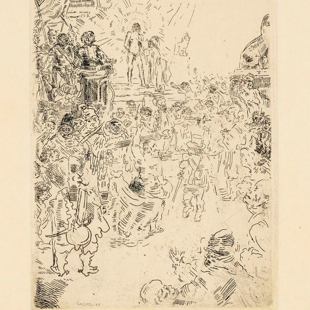 James Ensor — Оскорбление Христа (Насмешка над Христом)