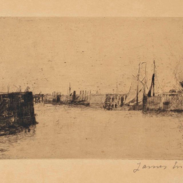 James Ensor — Стадион в Остенде (Волнорез в Остенде)