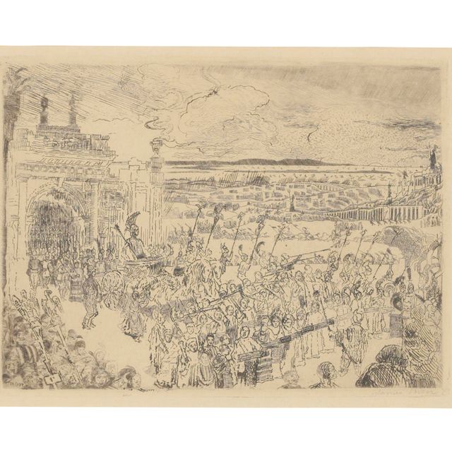 James Ensor — Римская триумфальная арка (Roman Triumph)