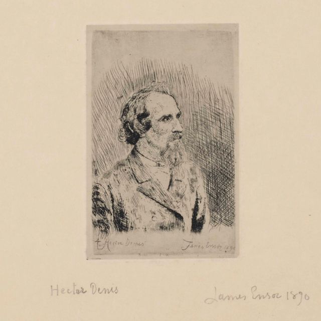 James Ensor — Портрет Эктора Дени