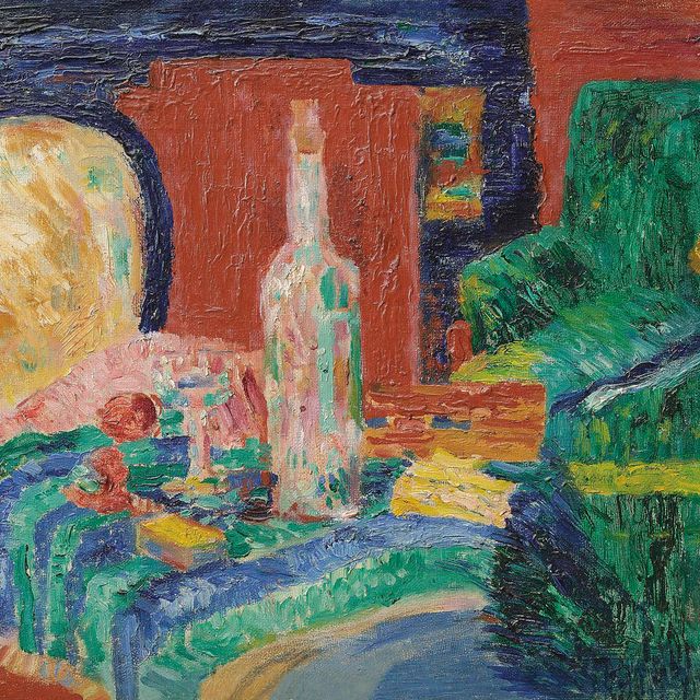 James Ensor — Верхний диван (интерьер)