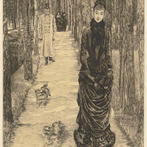 James Jacques Joseph Tissot — Таинственная девушка (W. 80)