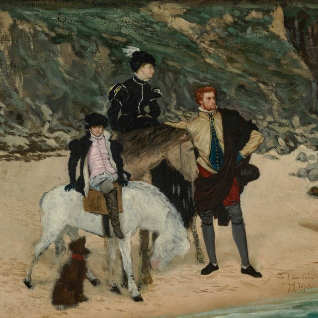 James Jacques Joseph Tissot — Пляж - Мария, королева Шотландии
