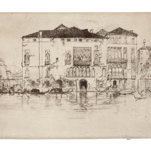 James McNeill Whistler — Дворцы из Первой венецианской коллекции (Глазго, 223; Кеннеди, 187)