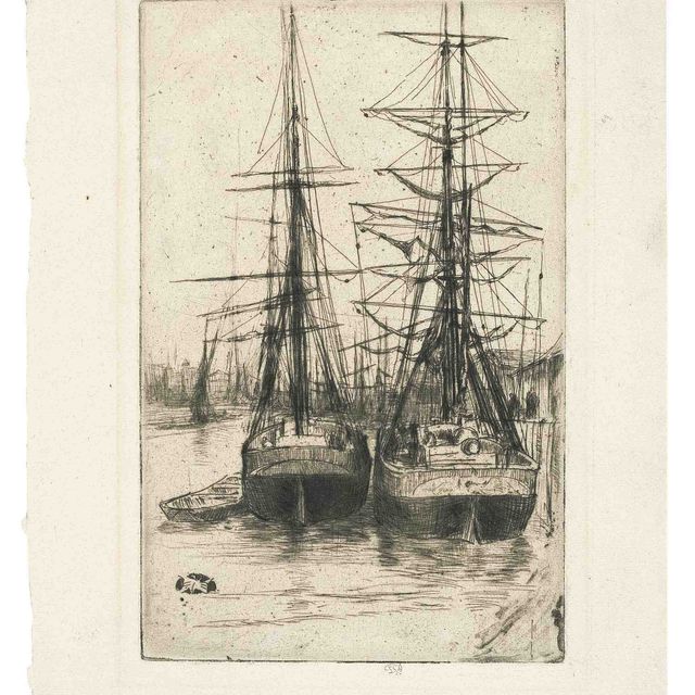 James McNeill Whistler — Два корабля (К. 148)