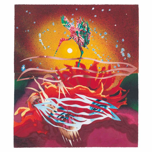 James Rosenquist — Райская птица приближается к планете горячей воды из фильма "Добро пожаловать на планету воды".