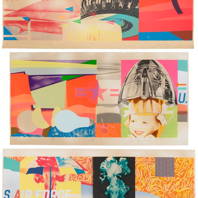 James Rosenquist — Запад, Север, Восток, откуда: F-111