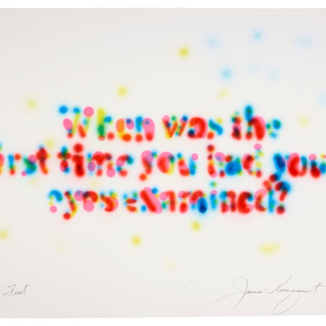 James Rosenquist — Во-первых [Когда вам в первый раз проверяли зрение]