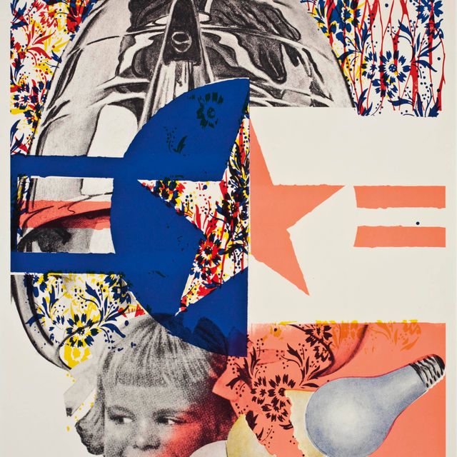 James Rosenquist — F-111 (плакат галереи Кастелли) (не в Гленне)