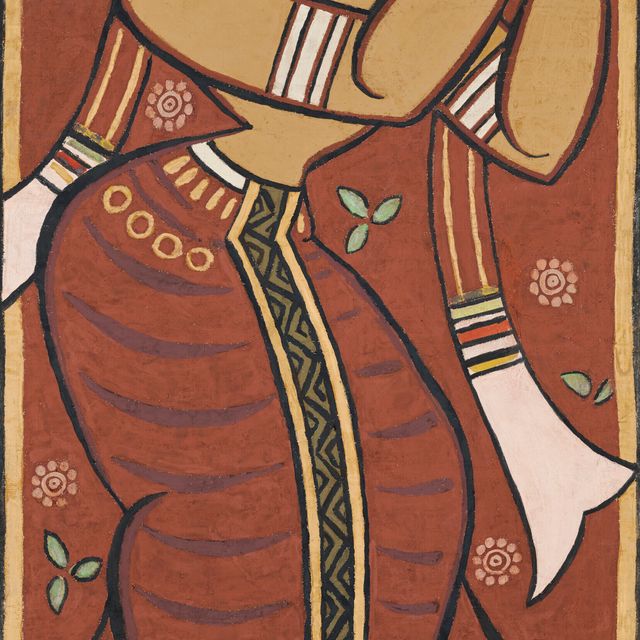 Jamini Roy — Без названия (Гопини)