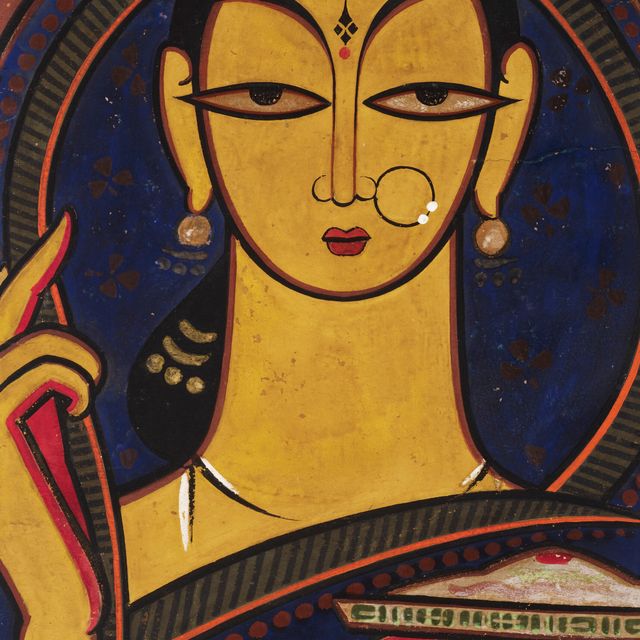Jamini Roy — Без названия (Женщина)