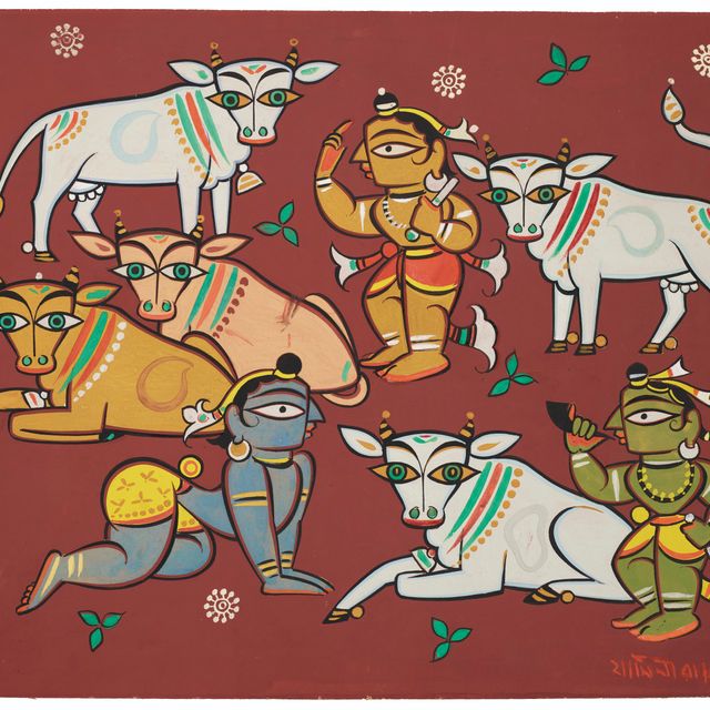 Jamini Roy — Без названия (Балакришна)