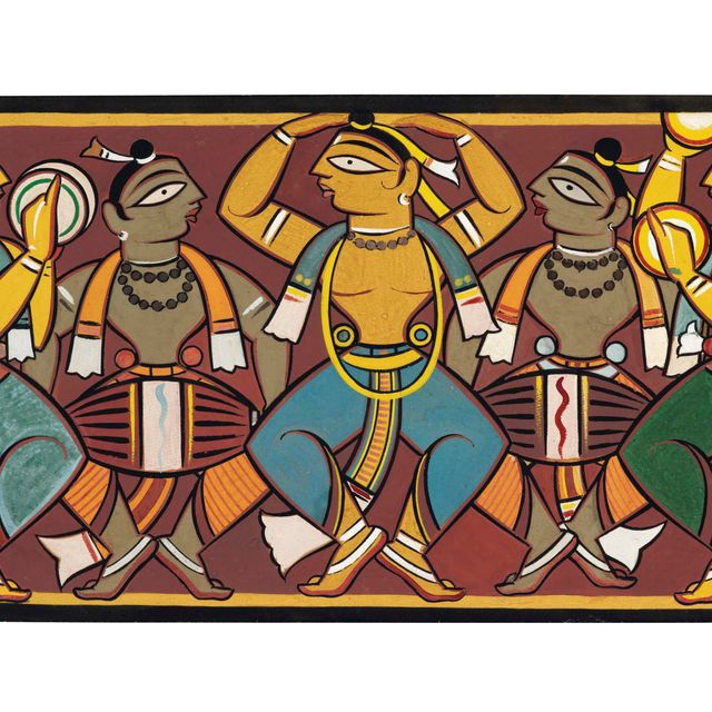 Jamini Roy — Без названия (Музыканты)