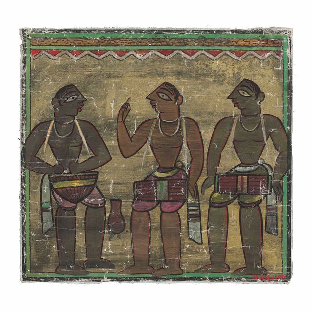 Jamini Roy — Без названия (Музыканты)