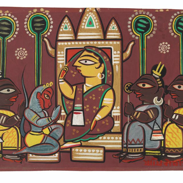Jamini Roy — Без названия (Рамаяна)