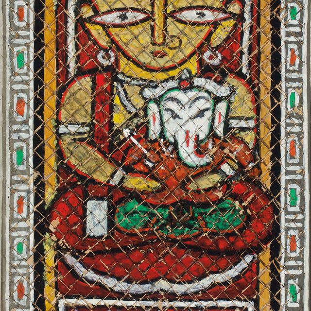 Jamini Roy — Без названия (Ганеш Джанани)