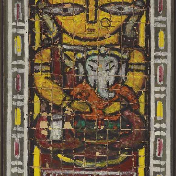 Jamini Roy — Без названия (Ганеш Джанани)