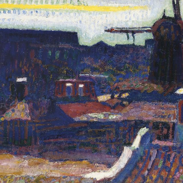 Jan Sluijters — Лесопилка в Амстердаме