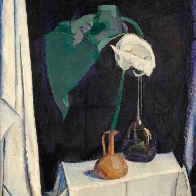 Jan Sluijters — Натюрморт с цветочной лилией в вазе