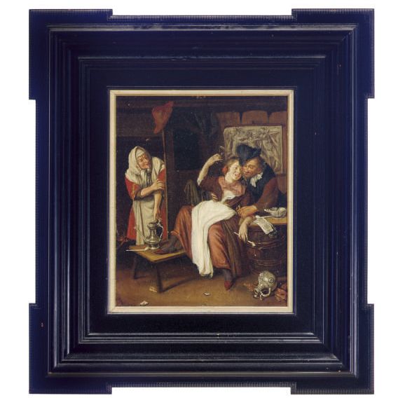 Jan Steen — Веселящаяся парочка