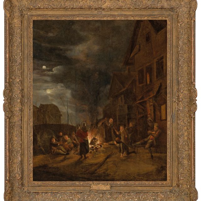 Jan Steen — Костер Святого Мартина