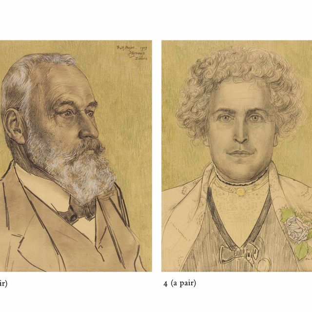 Jan Toorop — Портрет Фрица Мейера и портрет его жены Нины Мейер-Фирц