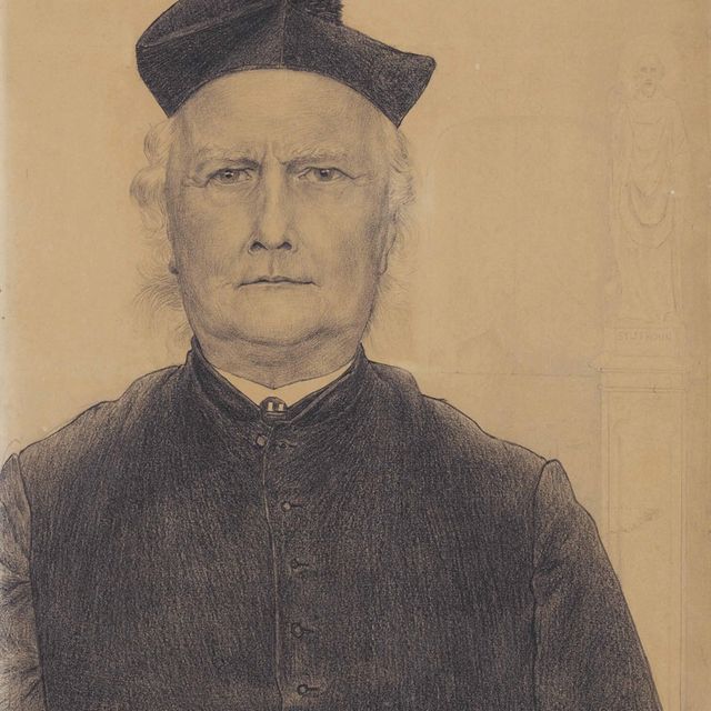 Jan Toorop — Портрет пастора Ван Стрелена