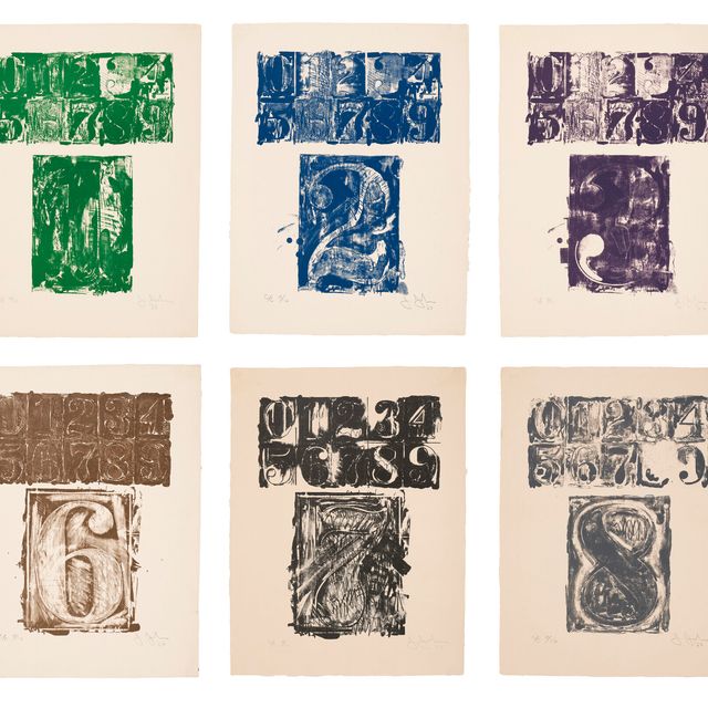 Jasper Johns — 0-9
