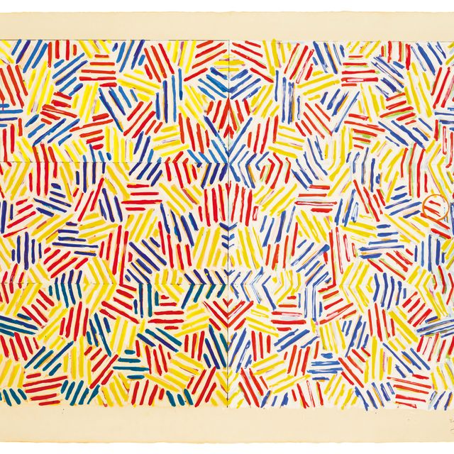Jasper Johns — Труп и зеркало