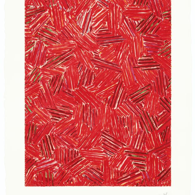 Jasper Johns — "Цикада" из восьми литографий в пользу Фонда современного исполнительского искусства, Inc.