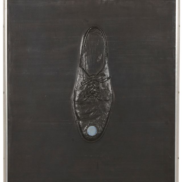 Jasper Johns — Школьные годы, судя по свинцовым рельефам