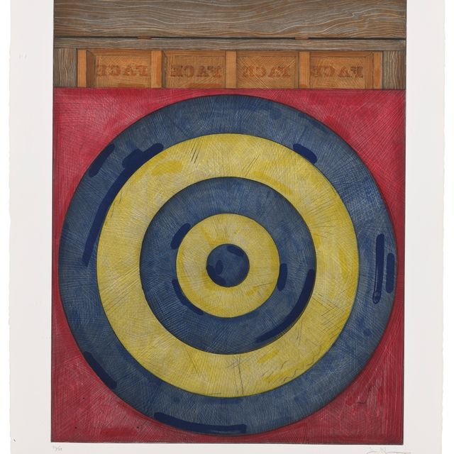 Jasper Johns — Мишень с четырьмя гранями