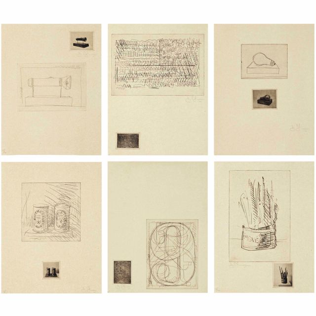 Jasper Johns — 1-я гравюра