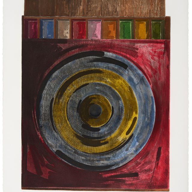 Jasper Johns — Мишень с гипсовыми слепками
