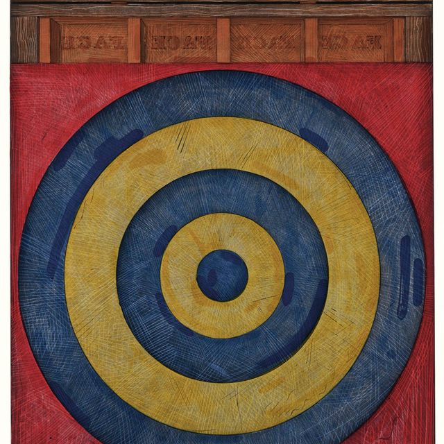 Jasper Johns — Мишень с четырьмя гранями (ULAE 203)