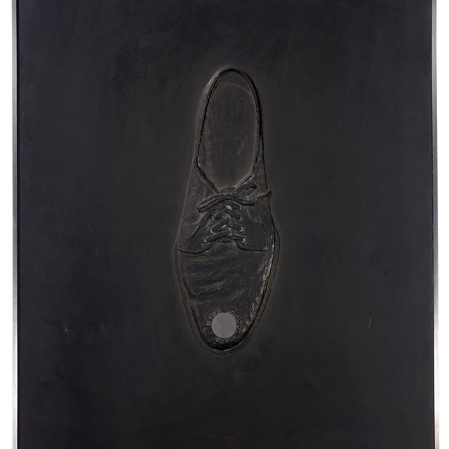 Jasper Johns — Школьные годы, судя по свинцовым рельефам