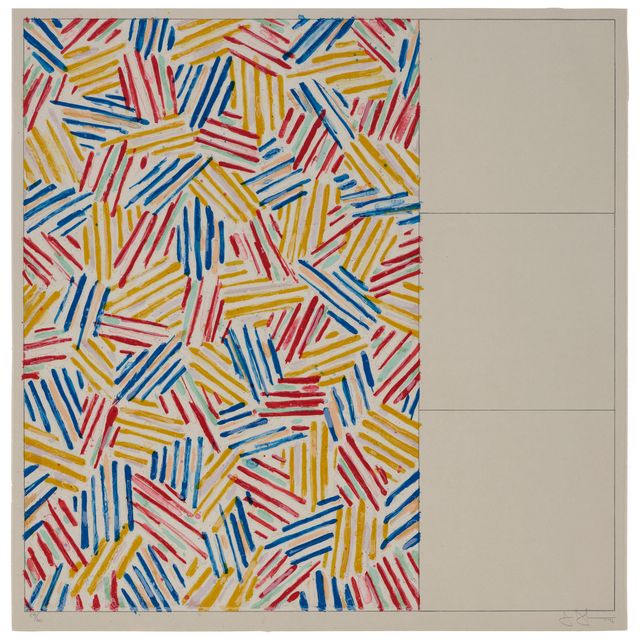 Jasper Johns — №1, из 6 литографий (после "БЕЗ НАЗВАНИЯ 1975")