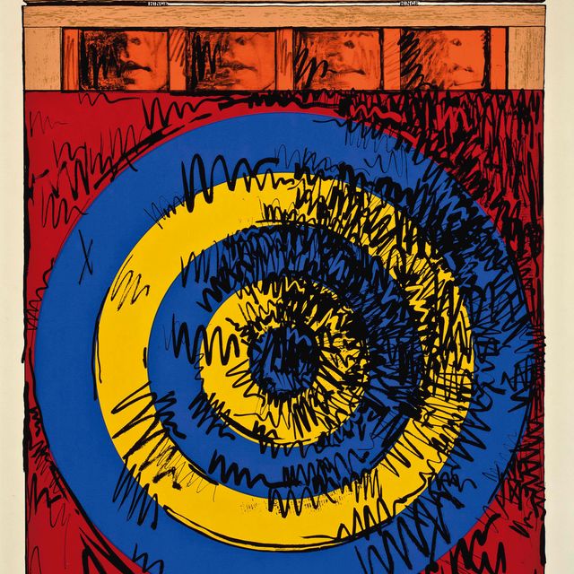 Jasper Johns — Мишень с четырьмя гранями (ULAE 55)