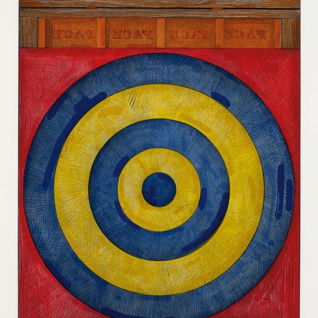 Jasper Johns — Мишень с четырьмя гранями (ULAE 203)