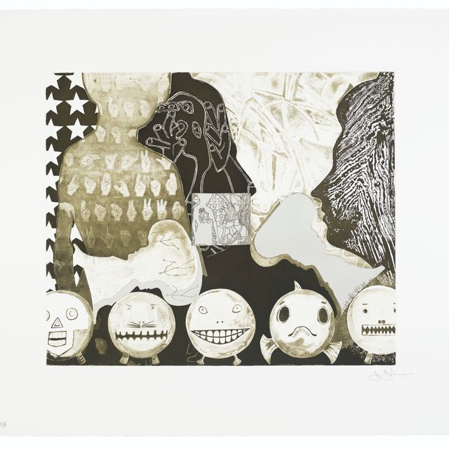 Jasper Johns — Сморщенный Динк 4