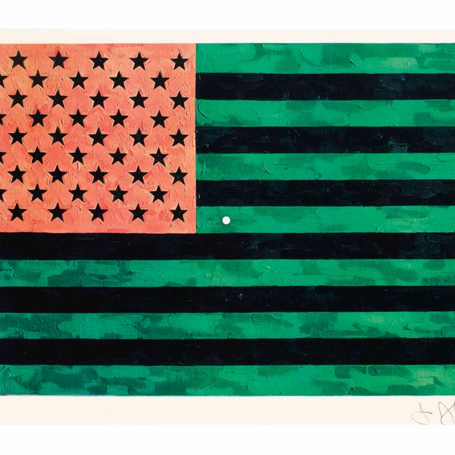 Jasper Johns — Флаг (мораторий)