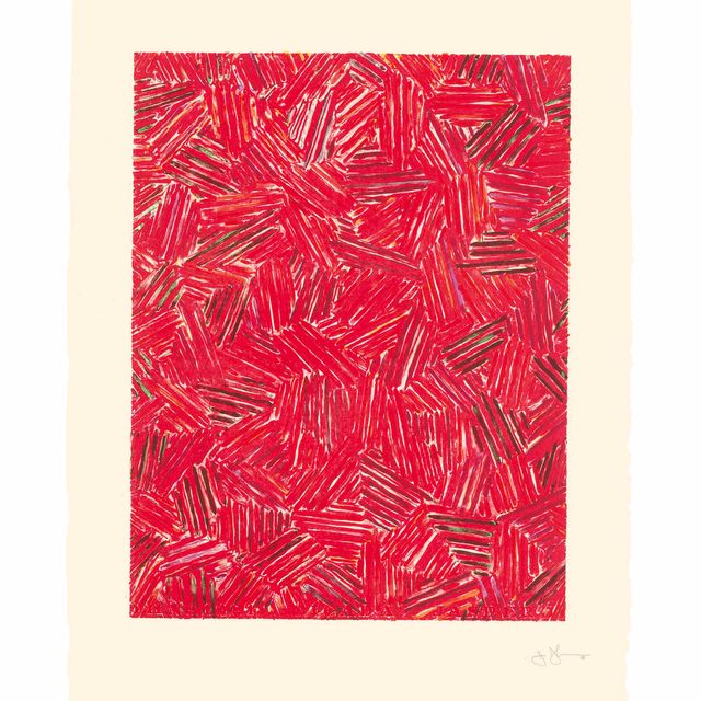 Jasper Johns — "Цикада" из восьми литографий в пользу Фонда современного исполнительского искусства, Inc.