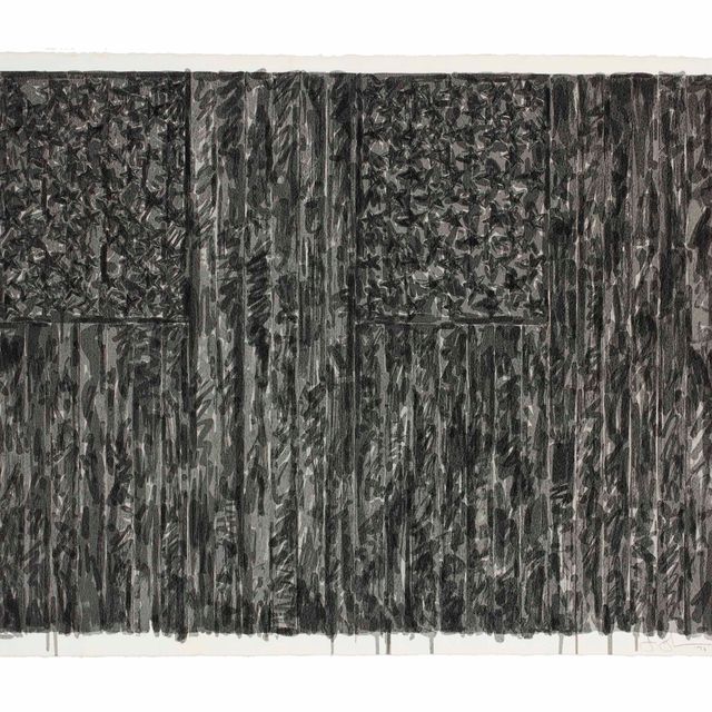 Jasper Johns — Флаги II (ULAE 129)