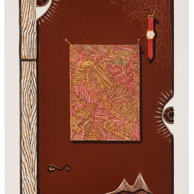 Jasper Johns — Циферблат с часами