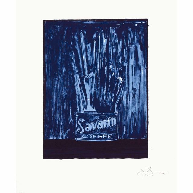 Jasper Johns — Саварин 6 (синий)