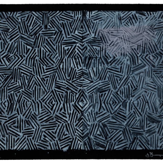Jasper Johns — Труп и зеркало