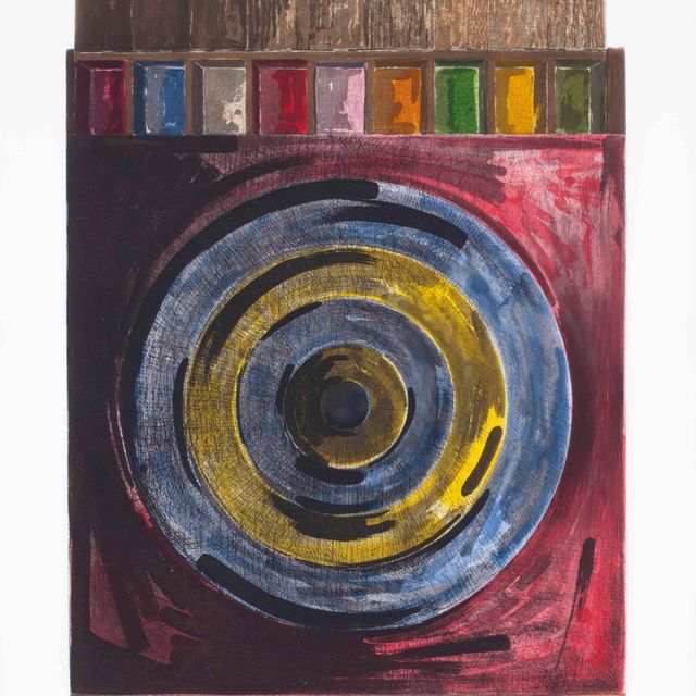 Jasper Johns — Мишень с гипсовыми слепками