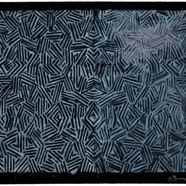 Jasper Johns — Труп и зеркало