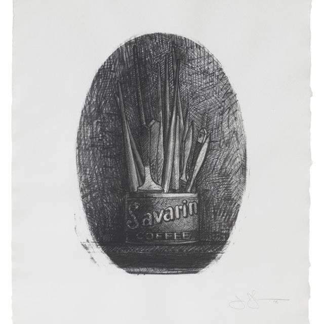Jasper Johns — Саварин 4 (овальный)