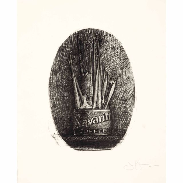 Jasper Johns — Саварин 4 (овальный)